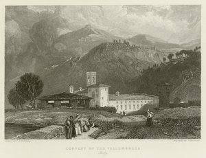 Klooster van de Vallombrosa door James Duffield Harding
