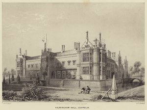 Helmingham Hall, Suffolk door James Duffield Harding