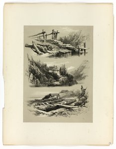 Meer van Uri en Brunnen, uit Pittoreske Selecties door James Duffield Harding