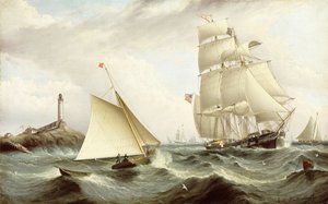 De piloot oppikken - Isle of Shoals, New Hampshire