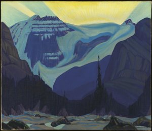 Vroege Ochtend, Rocky Mountains, 1926 door James Edward Hervey Macdonald