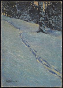 Ochtend na sneeuw, High Park, 1912 door James Edward Hervey Macdonald