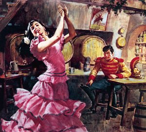 Carmen en Don Jose door James Edwin McConnell