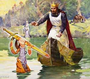 Beroemde partnerschappen: Arthur en Excalibur