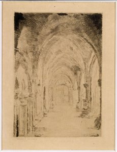 De crypte door James Ensor