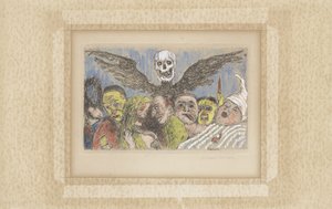 De hoofdzonden beheerst door de dood door James Ensor
