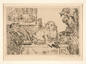 Gulzigheid, uit de portfolio De hoofdzonden door James Ensor