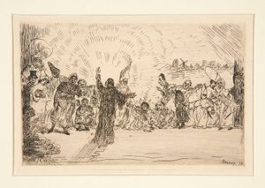 Le Christ aux mendiants (Christus en de bedelaars) door James Ensor