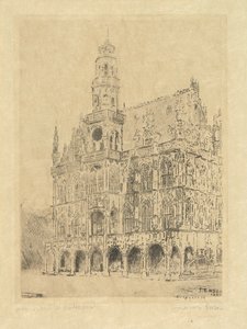 Stadhuis van Oudenaarde door James Ensor