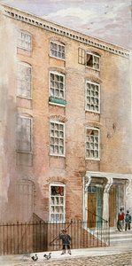 Huizen in Crane Court, nabij Fleet Street, City of London door James Findlay