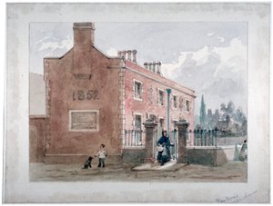 Van Dun Almshouses, Caxton Street, Londen, 1852