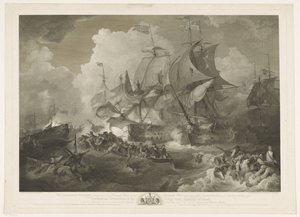 Overwinning van de Engelse vloot op de Franse vloot, 1794