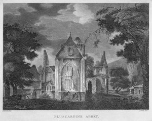 Pluscardine Abdij, 1804 door James Fittler