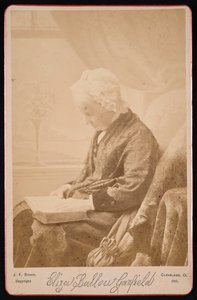 Portret van Eliza Ballou Garfield 1801-1888, 1881 door James Fitzallen Ryder