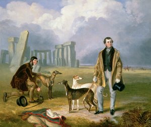 Charles Randell met Windhonden, 1849