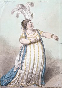 Een Bravura Air, Mandane, gepubliceerd door Hannah Humphrey in 1801