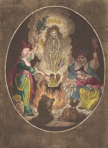 Een Phantasmagoria, Scene-Conjuring-Up een Gewapend Skelet, 5 januari 1803