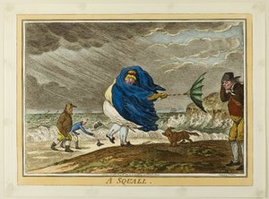 Een Squall door James Gillray