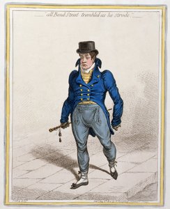 Heel Bond Street beefde toen hij voorbij liep, uitgegeven door Hannah Humphrey, 1802