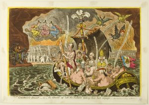 Charons boot door James Gillray
