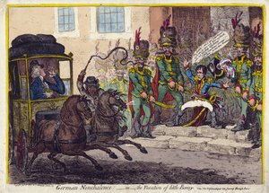 Duitse nonchalance – of de ergernis van kleine Boney. 1803