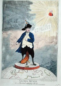 Gloria Mundi, of De Duivel die de Zon Toespreekt door James Gillray