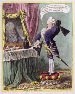 Heerlijk verheven, gepubliceerd door Hannah Humphrey, 1802 door James Gillray