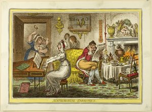 Matrimoniaal-Harmonisch door James Gillray