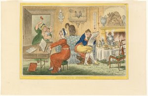 Huwelijkse Harmoniek (Recto) door James Gillray