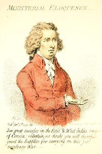 Ministeriële welsprekendheid, uitgegeven door Hannah Humphrey in 1795 (detail)