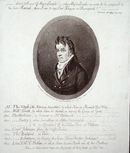 De Heer Thomas Ogle door James Gillray
