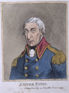 Napper Tandy (1740-1803) gepubliceerd door Hannah Humphrey in 1799