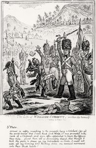 Plaat 3, uit Het Leven van William Cobbett, geschreven door hemzelf, gepubliceerd door H. Humphrey, 1809 door James Gillray