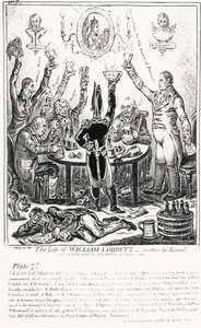 Plaat 7, uit Het Leven van William Cobbett, geschreven door hemzelf, uitgegeven door H. Humphrey, 1809
