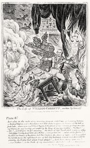 Plaat 8, uit Het Leven van William Cobbett, geschreven door hemzelf, uitgegeven door H. Humphrey, 1809 door James Gillray