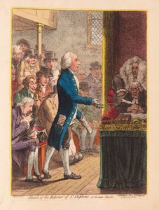 Schets van het interieur van St. Stephens, zoals het nu staat, uitgegeven 1802