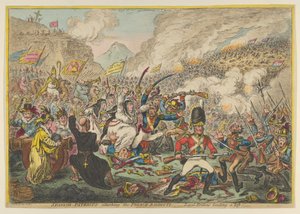 Spaanse Patriotten Aanvallende de Franse Bandieten - Loyale Britten Helpen, 15 augustus 1808