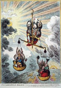 De Kabinetische Balans door James Gillray