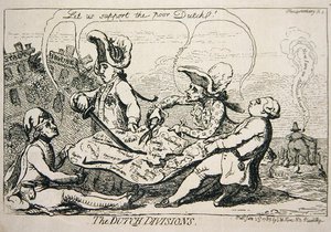 De Nederlandse divisies door James Gillray