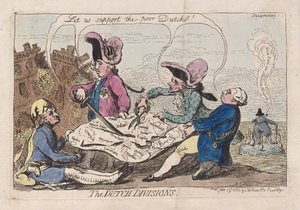 De Nederlandse divisies door James Gillray