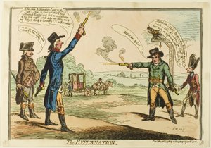 De Uitleg door James Gillray