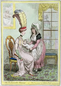De modieuze mama, of het gemak van moderne kleding, gepubliceerd in 1796