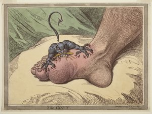 De Jicht door James Gillray