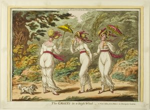 De genaden in een hoge wind door James Gillray