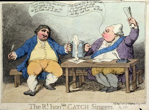 The Right Honourable Catch Singers, uitgegeven door William Humphrey in 1783