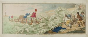 De storm steekt op door James Gillray