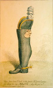 Dertig jaar heb ik in de parochie van Covent Garden gewoond door James Gillray