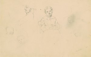 Studies van figuren door James Goodwin Clonney