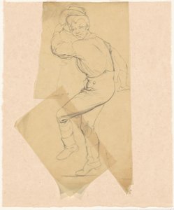 Studies voor "Dans op een stenen boot" en "In het korenveld" door James Goodwyn Clonney