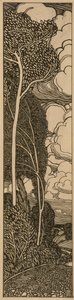 Landschap met bomen